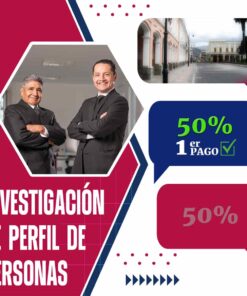 Detectives Riobamba para seguimiento del perfil de personas – Pago inicial