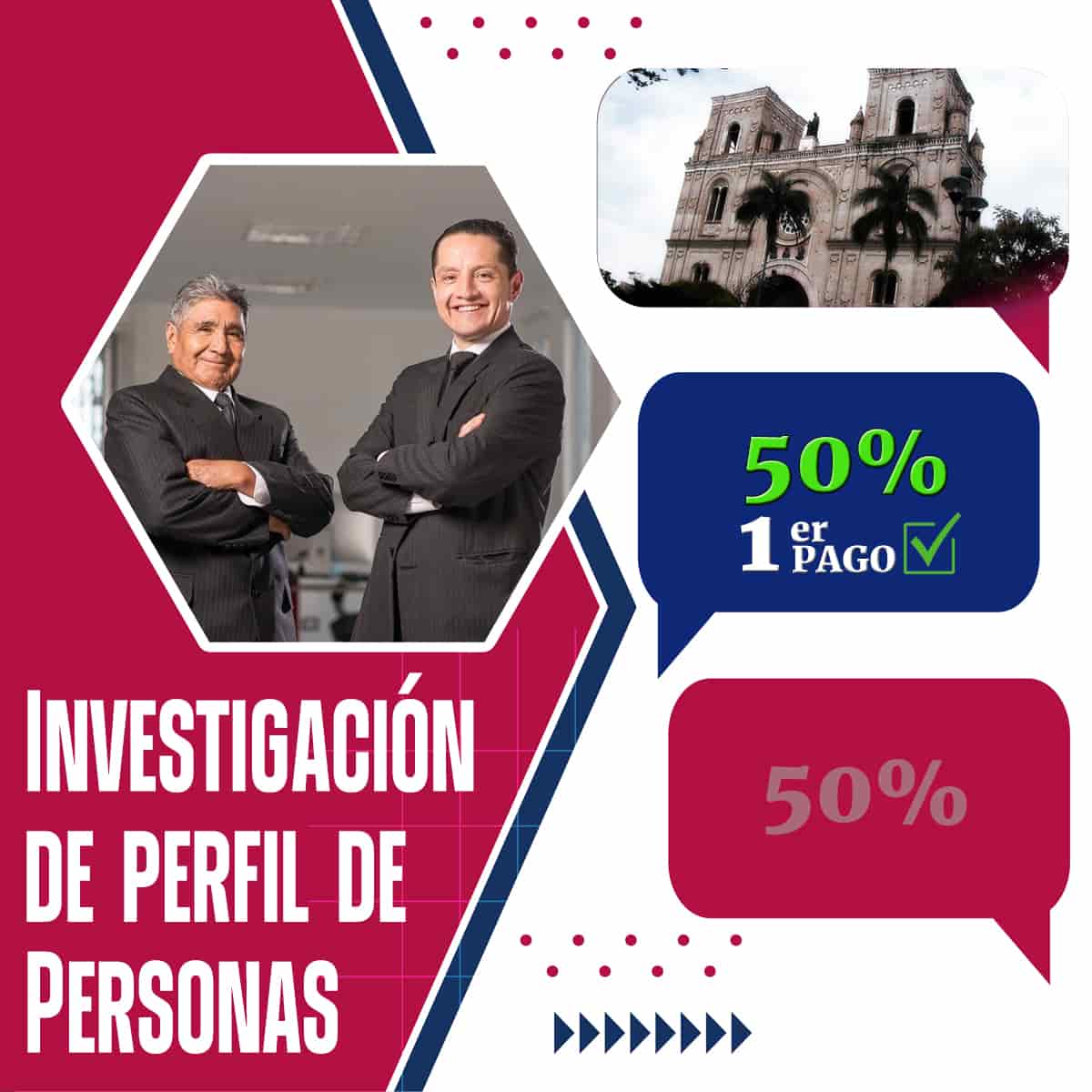 Detectives Cuenca para seguimiento del perfil de personas – Pago inicial