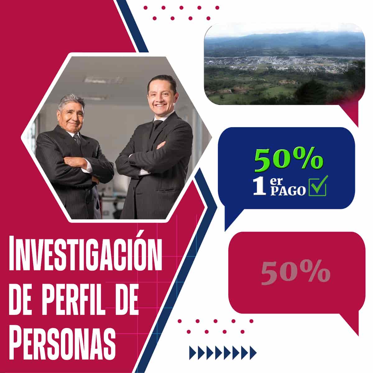 MOCHsolo Detectives Macas para seguimiento del perfil de personas – Pago inicial