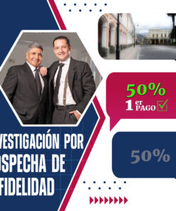 Detectives Privados Riobamba sospecha de infidelidad – Pago inicial