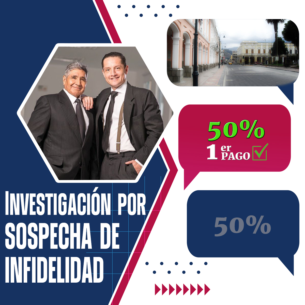 Detectives Privados Riobamba sospecha de infidelidad – Pago inicial
