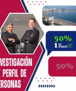 Detectives Santa Elena para seguimiento del perfil de personas – Pago inicial