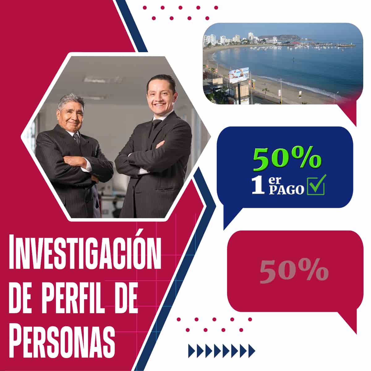 MOCHsolo Detectives Santa Elena para seguimiento del perfil de personas – Pago inicial