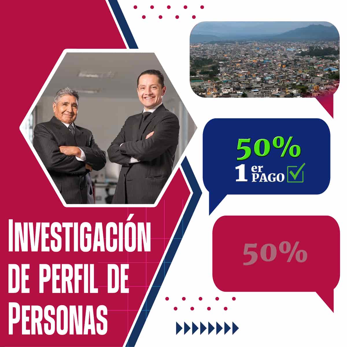 Detectives Santo Domingo de los Tsachilas para seguimiento del perfil de personas – Pago inicial