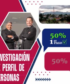 Detectives Tena para seguimiento del perfil de personas – Pago inicial