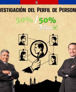Detectives Quito para seguimiento del perfil de personas – Pago final