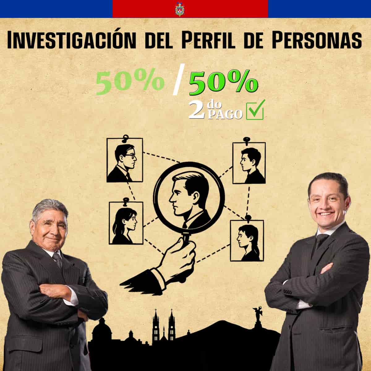 Detectives Quito para seguimiento del perfil de personas – Pago final