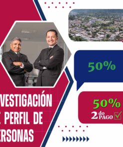 Detectives Privados Esmeraldas para seguimiento del perfil de personas – Pago final (50 %)