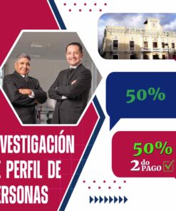 Detectives Privados Guaranda para seguimiento del perfil de personas – Pago final (50 %)