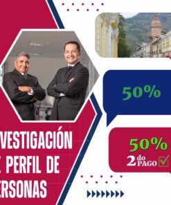 Detectives Privados  Ibarra para seguimiento del perfil de personas – Pago final (50 %)