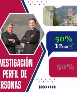 Detectives Privados Ibarra para seguimiento del perfil de personas – Pago inicial (50 %)