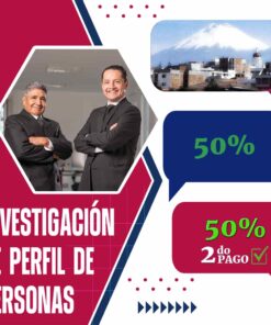 Detectives Privados Latacunga para seguimiento del perfil de personas – Pago final (50 %)