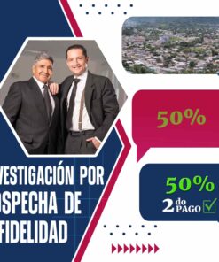 Detectives Privados Esmeraldas sospecha de infidelidad – Pago final (50%)
