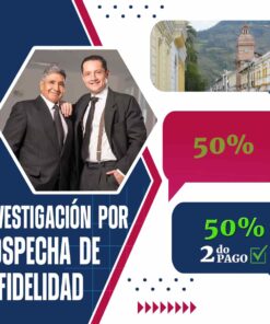 Detectives Privados Ibarra sospecha de infidelidad – Pago final (50%)