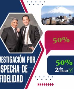 Detectives Privados Latacunga sospecha de infidelidad – Pago final (50%)