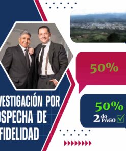 Detectives Privados Macas sospecha de infidelidad – Pago final (50%)