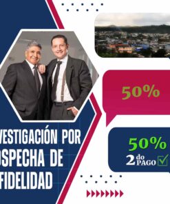 Detectives Privados Puyo sospecha de infidelidad – Pago final (50%)