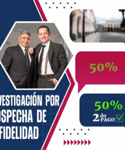Detectives Privados Riobamba sospecha de infidelidad – Pago final (50%)