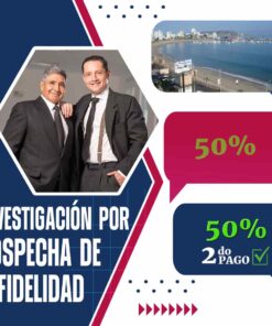 Detectives Privados Santa Elena sospecha de infidelidad – Pago final (50%)