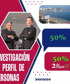 Detectives Privados Santa Elena para seguimiento del perfil de personas – Pago final (50 %)
