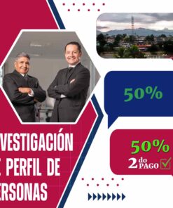 Detectives Privados Tena para seguimiento del perfil de personas – Pago final (50 %)