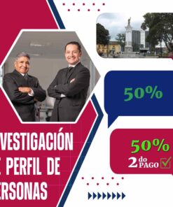 Detectives Privados Tulcán para seguimiento del perfil de personas – Pago final (50 %)
