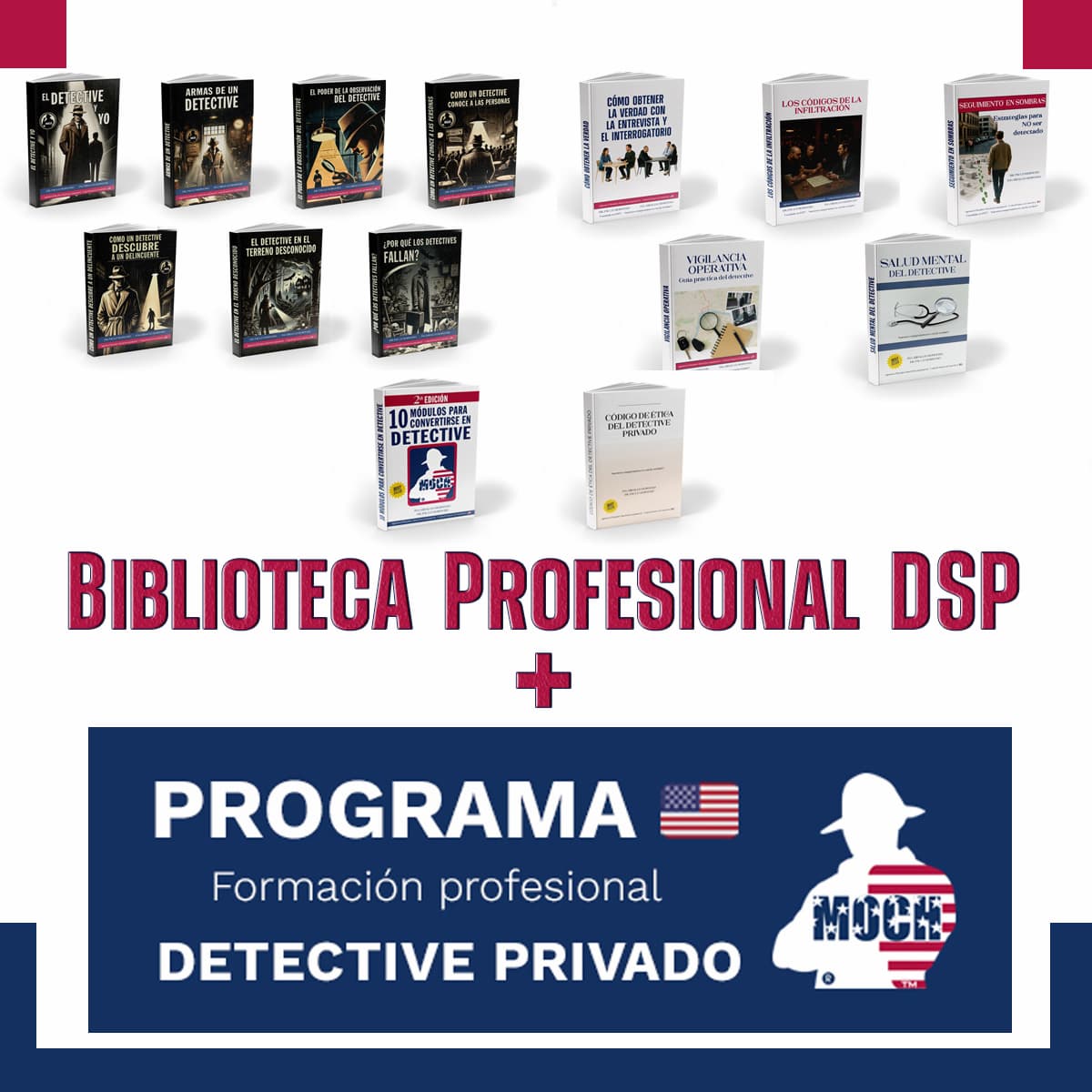 La Biblioteca Profesional DSP y el Programa de Formación Profesional de Detective Privado