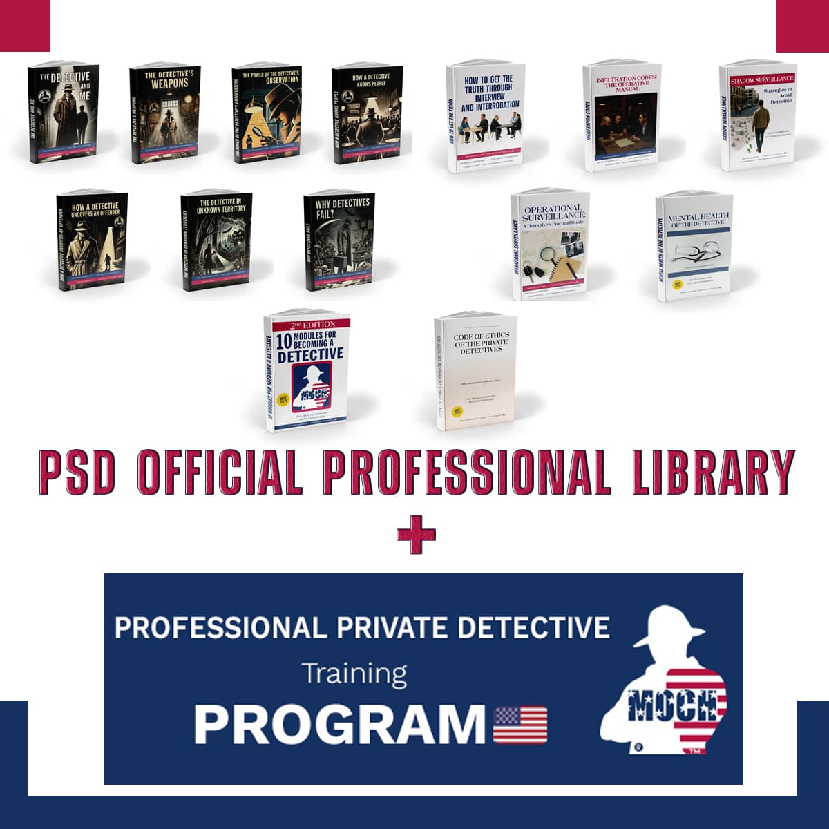 PSD Official Professional Library and Professional Private Detective Training Program