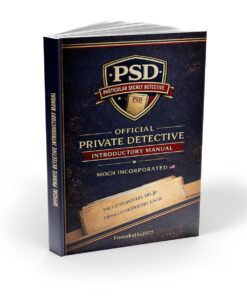 Book Official Private Detective Introductory Manual